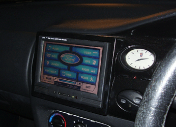 In Car PC Systems With Satellite Navigation. In Dash Display