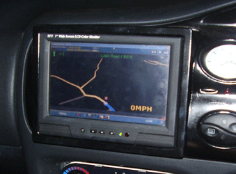 In Car PC Systems With Satellite Navigation. In Dash Display Sat Nav